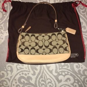 Coach tan purse